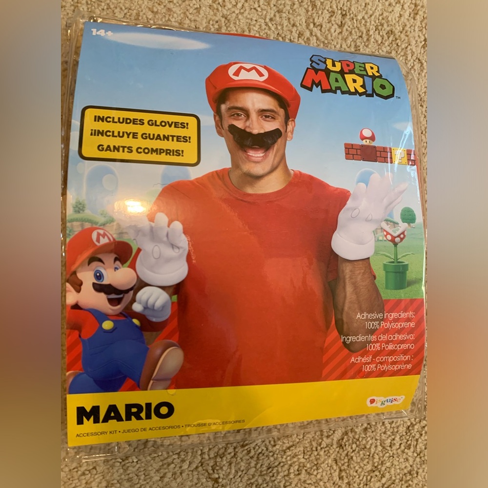 BRAND NEW Mario costume for age 14+